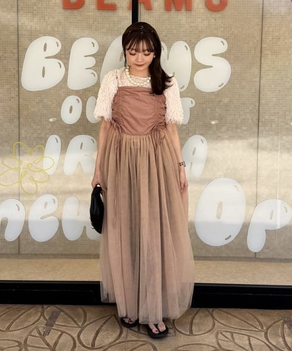 BEAMS WOMENのパールネックレスを使ったコーディネートを紹介します。｜Rakuten Fashion(楽天ファッション／旧楽天ブランドアベニュー)6039440
