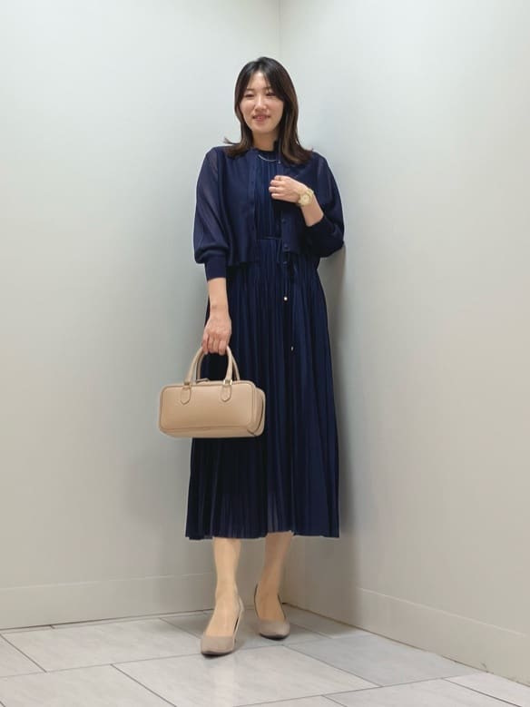 ANAYI | ソフトジャージプリーツ ワンピース | Rakuten Fashion(楽天