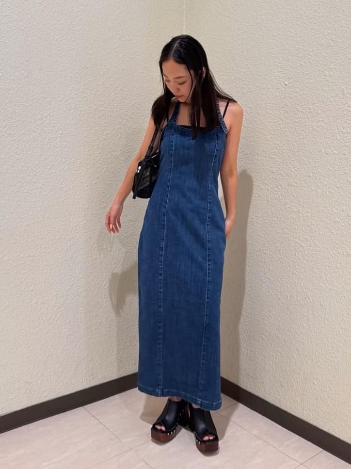 moussy | HALTER STRAP デニムドレス | Rakuten Fashion(楽天