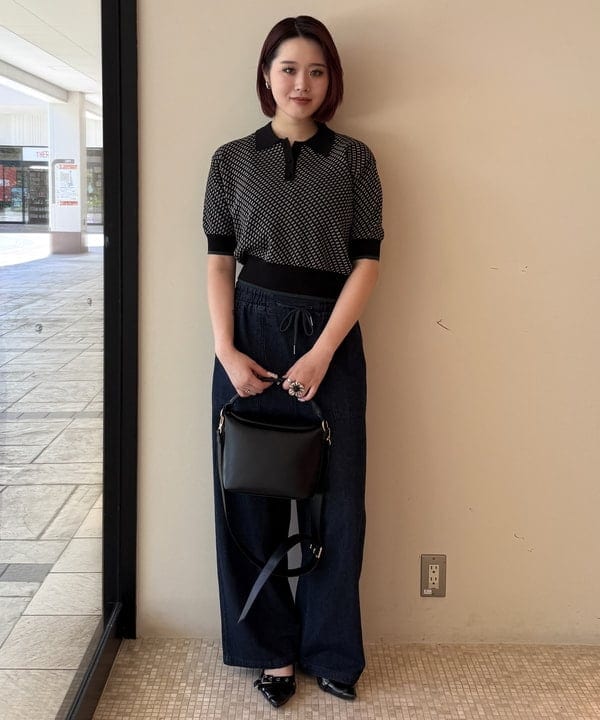 BEAMS HEARTのベルト ハンドル スクエア ショルダーバッグ 25SS レディースを使ったコーディネートを紹介します。｜Rakuten Fashion(楽天ファッション／旧楽天ブランドアベニュー)6043355