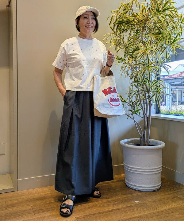 BEAMS HEARTのタック ワイドパンツを使ったコーディネートを紹介します。｜Rakuten Fashion(楽天ファッション／旧楽天ブランドアベニュー)6043386