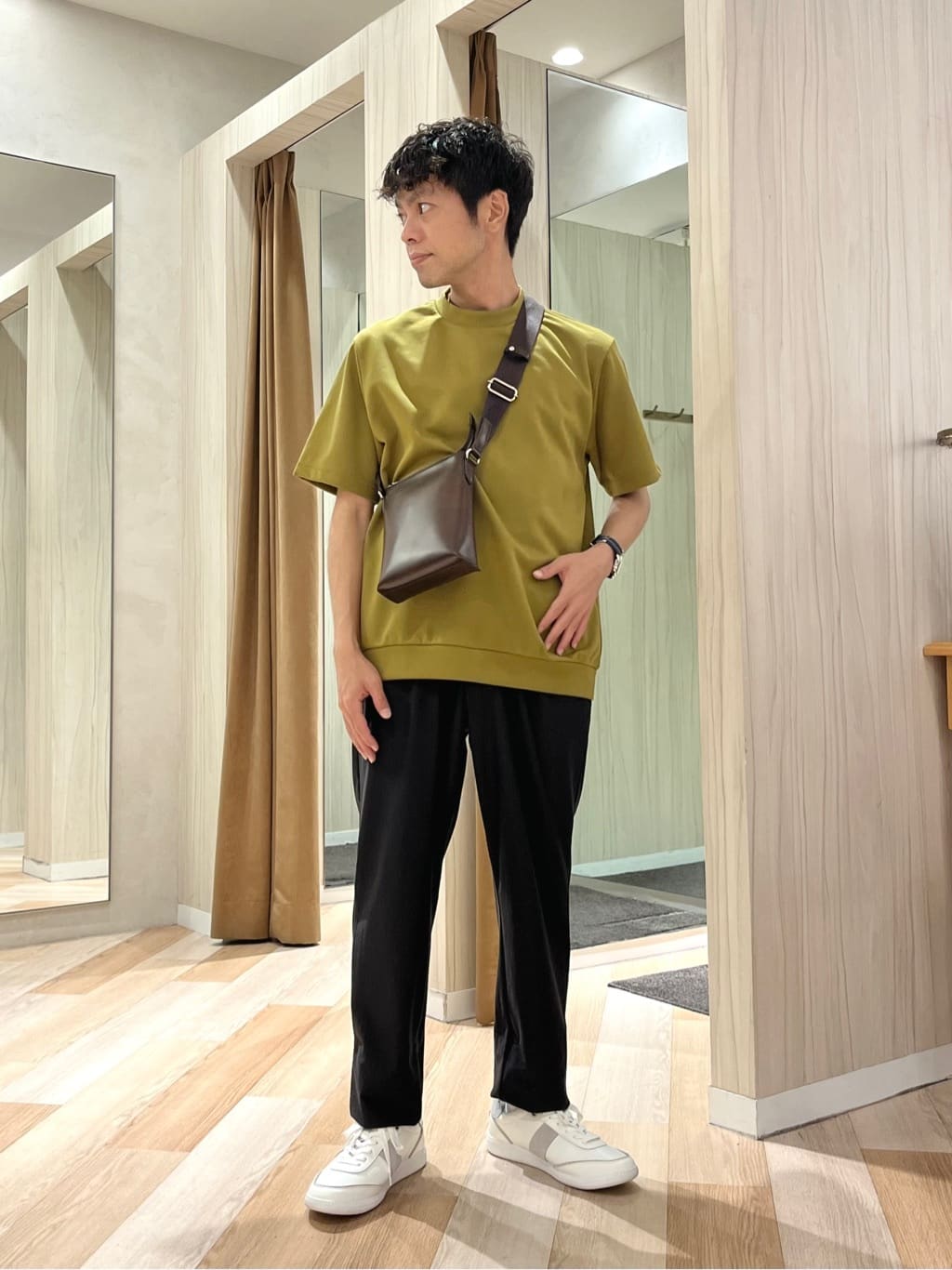 TAKEO KIKUCHIの【尾州ファブリック】 スライドパズル柄 ポンチ プルオーバーを使ったコーディネートを紹介します。｜Rakuten Fashion(楽天ファッション／旧楽天ブランドアベニュー)6043586