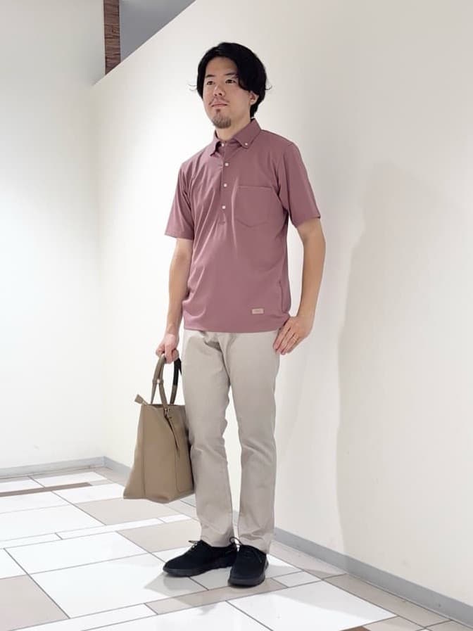 TAKEO KIKUCHIの【接触冷感/ONOFF】ビズ ポロシャツを使ったコーディネートを紹介します。｜Rakuten Fashion(楽天ファッション／旧楽天ブランドアベニュー)6045087