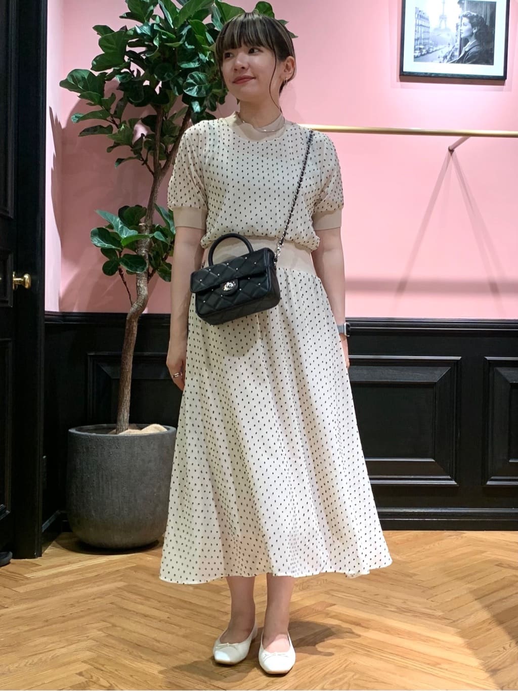 DRESSTERIORの【EC・ルクア別注カラーあり】ドットカットジャカード