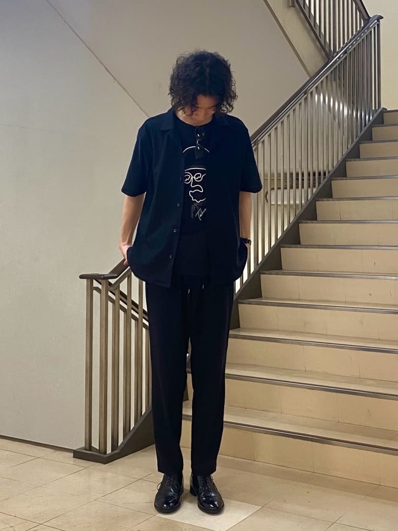 TAKEO KIKUCHIの【COOL CITY WEAR】エアートール オープンカラーシャツ /接触冷感・通気性を使ったコーディネートを紹介します。｜Rakuten Fashion(楽天ファッション／旧楽天ブランドアベニュー)6047694