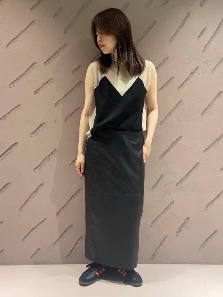sunflowerさん専用　ロク　パッチノースリーブニット　ベージュ 6（ロク）の「＜6(ROKU)＞パッチノースリーブ ニット（ニット/セーター