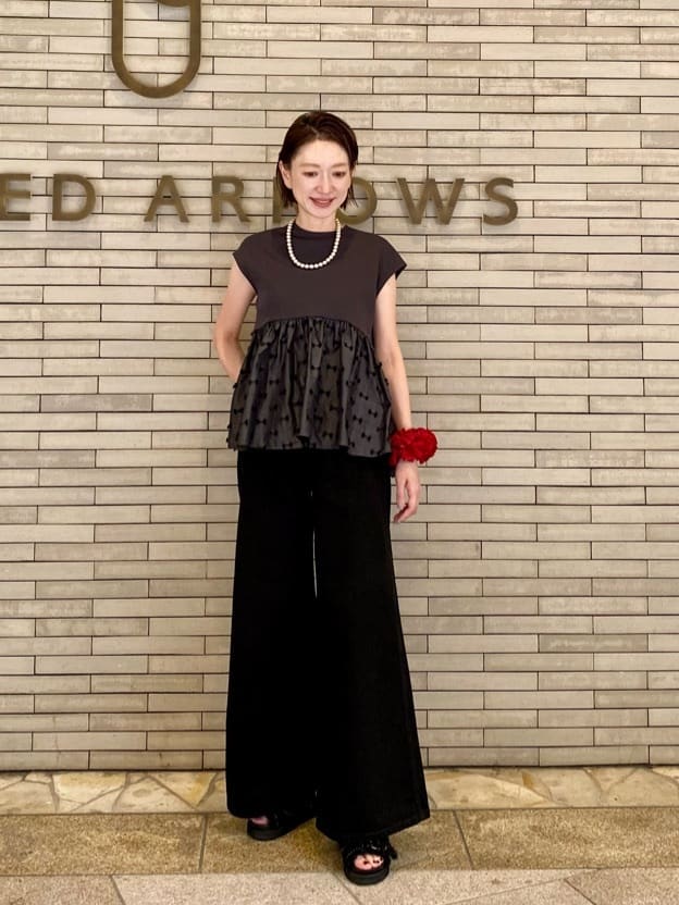 UNITED ARROWS LTD. OUTLET | リボン カットジャガード コンビ