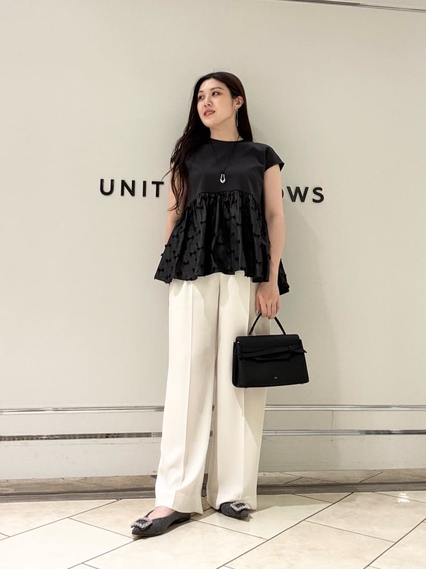 UNITED ARROWS LTD. OUTLET | リボン カットジャガード コンビ