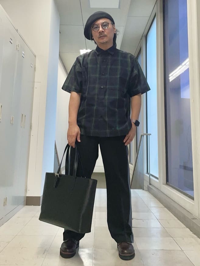 TAKEO KIKUCHIの【THE FLAGSHIP】シアーチェック シャツを使ったコーディネートを紹介します。｜Rakuten Fashion(楽天ファッション／旧楽天ブランドアベニュー)6050532
