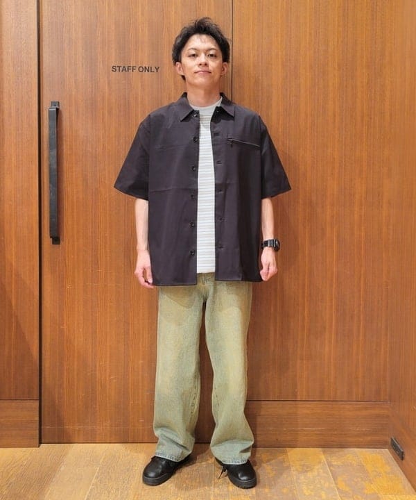 BEAMS HEARTのブラスト ワイド ストレート デニムを使ったコーディネートを紹介します。｜Rakuten Fashion(楽天ファッション／旧楽天ブランドアベニュー)6050913