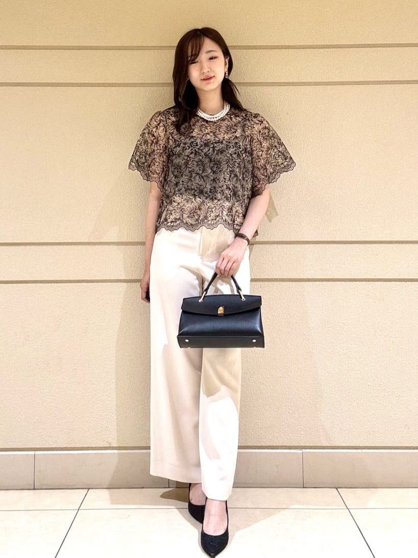 ANAYI | ダブルクロスサスペンダーパンツ | Rakuten Fashion(楽天