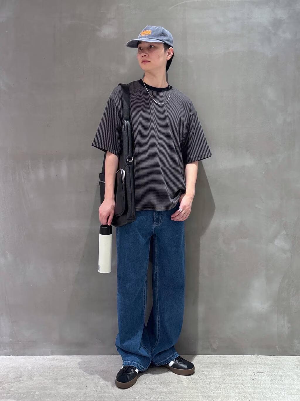 LAKOLEのアソートボーダー半袖Tを使ったコーディネートを紹介します。｜Rakuten Fashion(楽天ファッション／旧楽天ブランドアベニュー)6054087