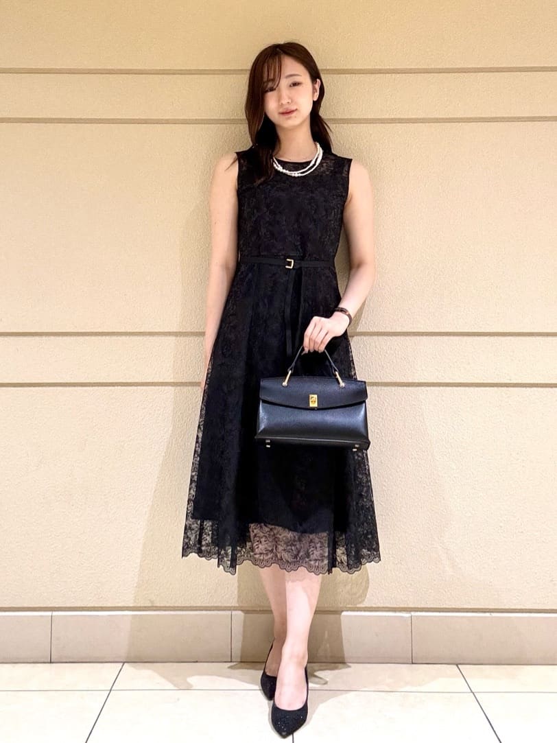 ANAYI | レースフラワーチュールフレア ワンピース | Rakuten Fashion