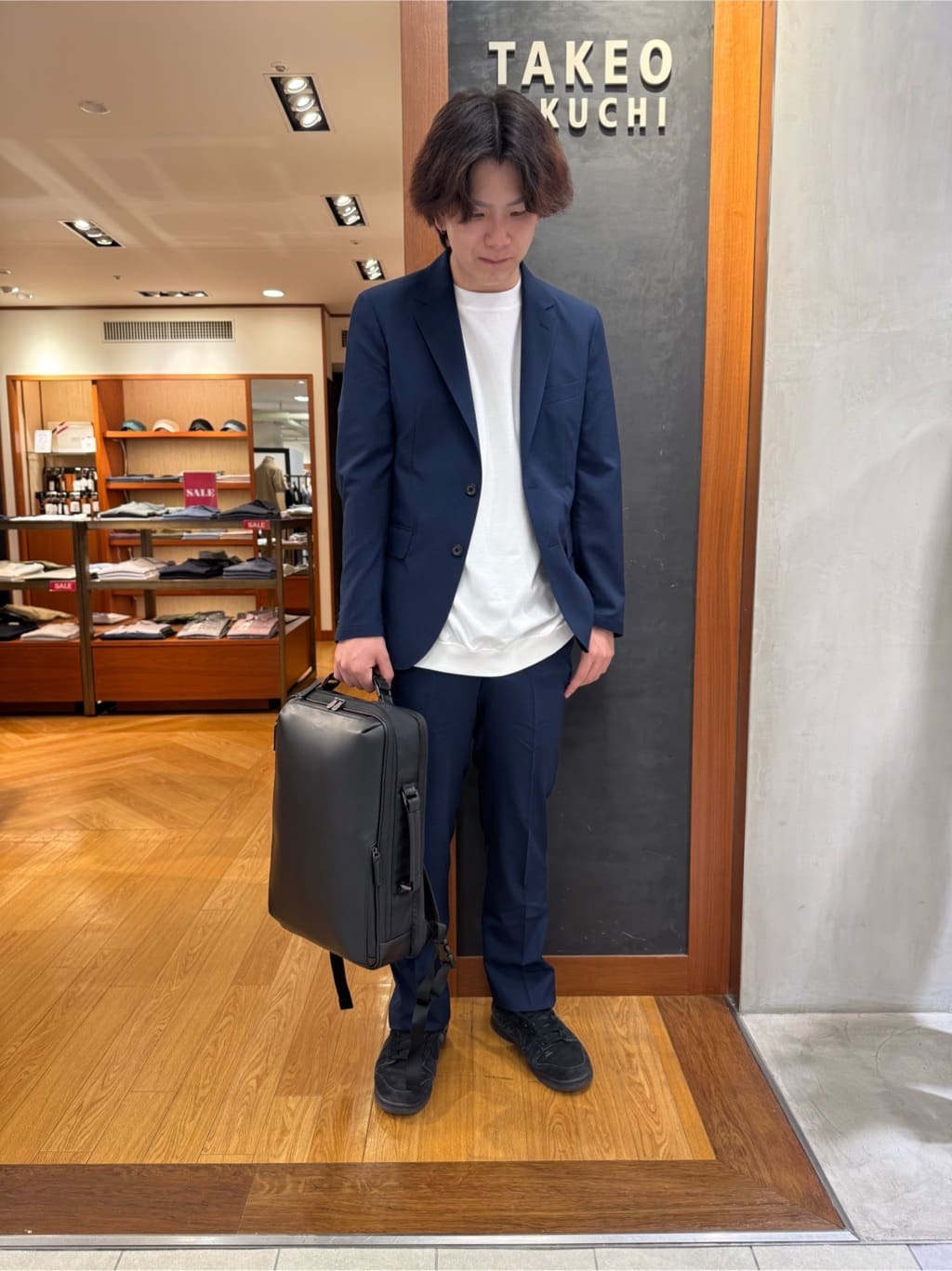 TAKEO KIKUCHIの【COOL CITY WEAR】アーバンクール ジャケット /接触冷感・吸水速乾を使ったコーディネートを紹介します。｜Rakuten Fashion(楽天ファッション／旧楽天ブランドアベニュー)6055002