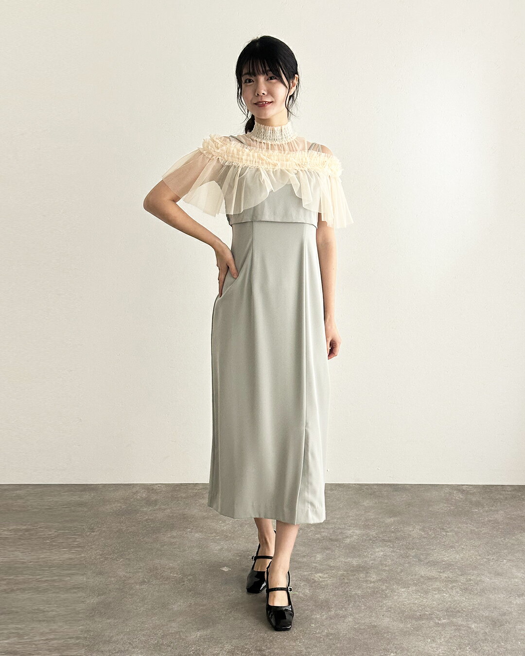 piuCHICO オケージョンドレス Mサイズ PourVous | パーティードレスお呼ばれ オケージョンドレス結婚式