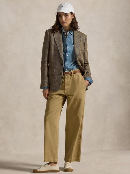 RALPH LAURENのコットン チノ ストレートレッグ パンツを使ったコーディネートを紹介します。｜Rakuten Fashion(楽天ファッション／旧楽天ブランドアベニュー)6057838