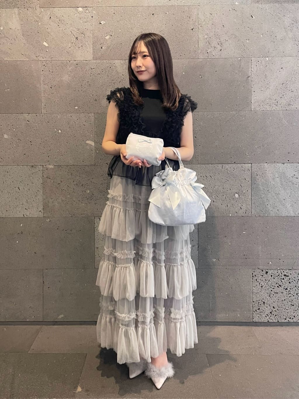 Maison de FLEUR | サテンリボンティッシュケース | Rakuten Fashion