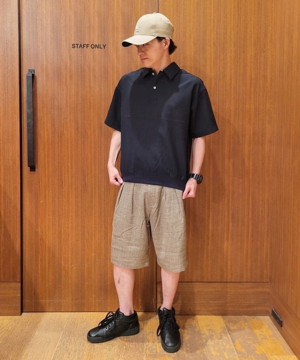 BEAMS HEARTのポリメランジ ポロシャツ (吸水速乾) 25SSを使ったコーディネートを紹介します。｜Rakuten Fashion(楽天ファッション／旧楽天ブランドアベニュー)6058688