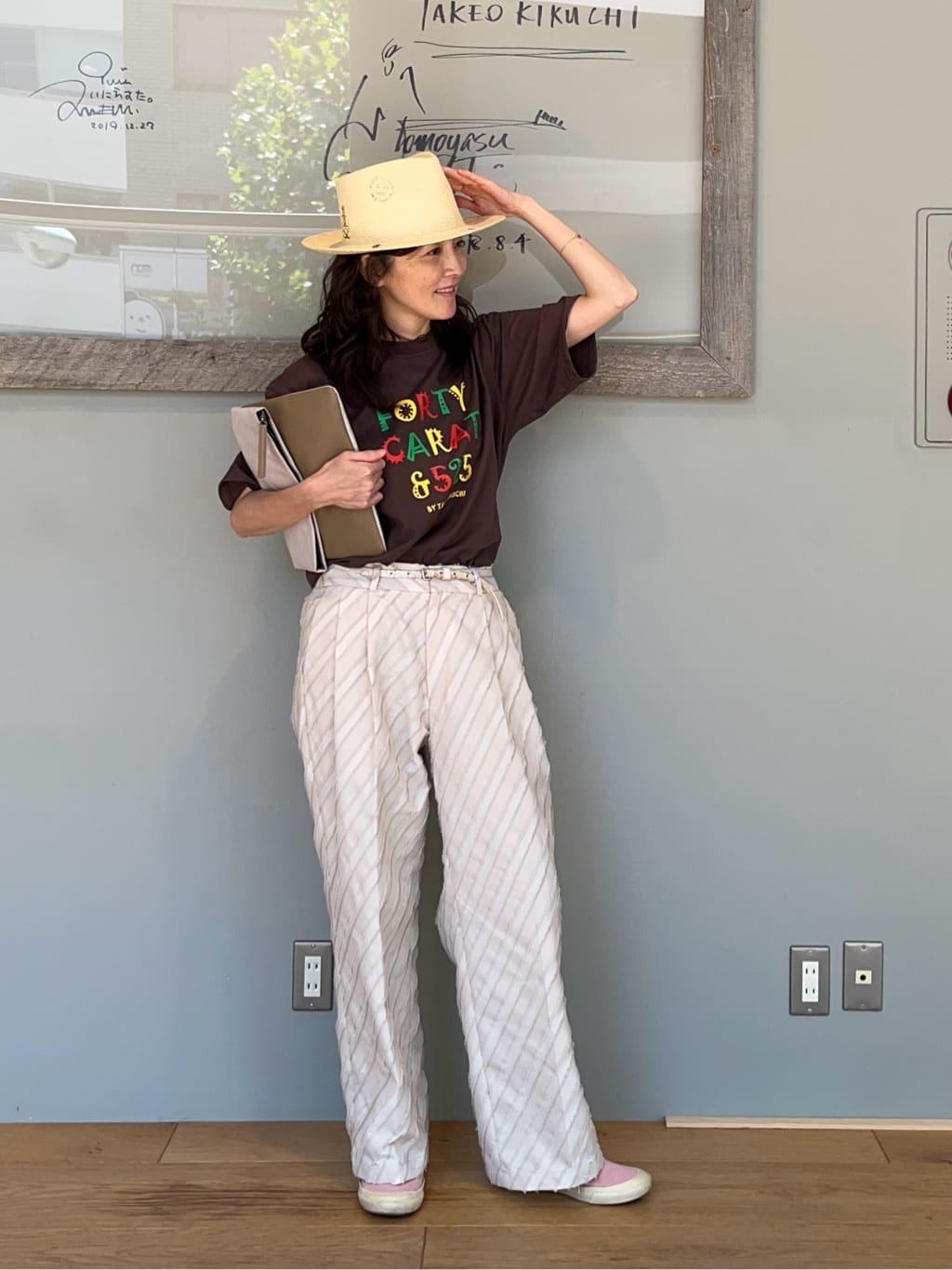 TAKEO KIKUCHIの【2WAY】ショルダー クラッチバッグを使ったコーディネートを紹介します。｜Rakuten Fashion(楽天ファッション／旧楽天ブランドアベニュー)6064317