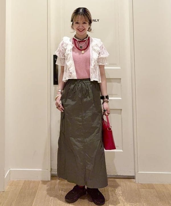 BEAMS HEARTのワッフル ボーダー プルオーバーを使ったコーディネートを紹介します。｜Rakuten Fashion(楽天ファッション／旧楽天ブランドアベニュー)6065540