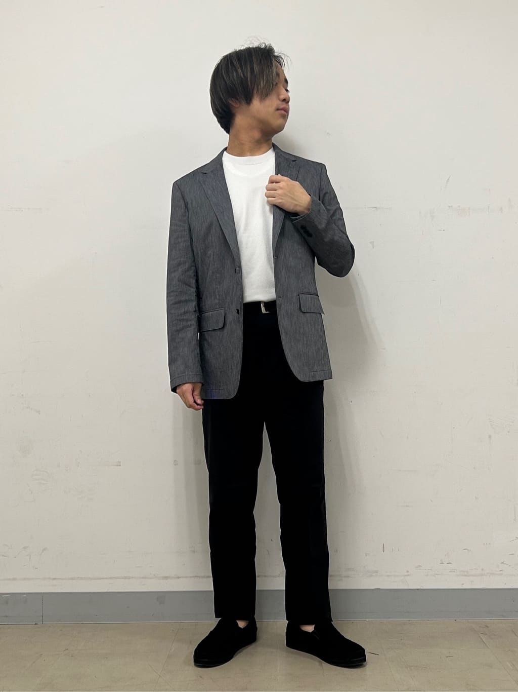 TAKEO KIKUCHIの【360°ストレッチ/セットアップ対応】None Of Stress リネンジャケットを使ったコーディネートを紹介します。｜Rakuten Fashion(楽天ファッション／旧楽天ブランドアベニュー)6067862