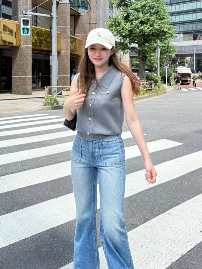 rienda | 【AKB48 千葉恵里さん着用】ブーツカットデニムパンツ