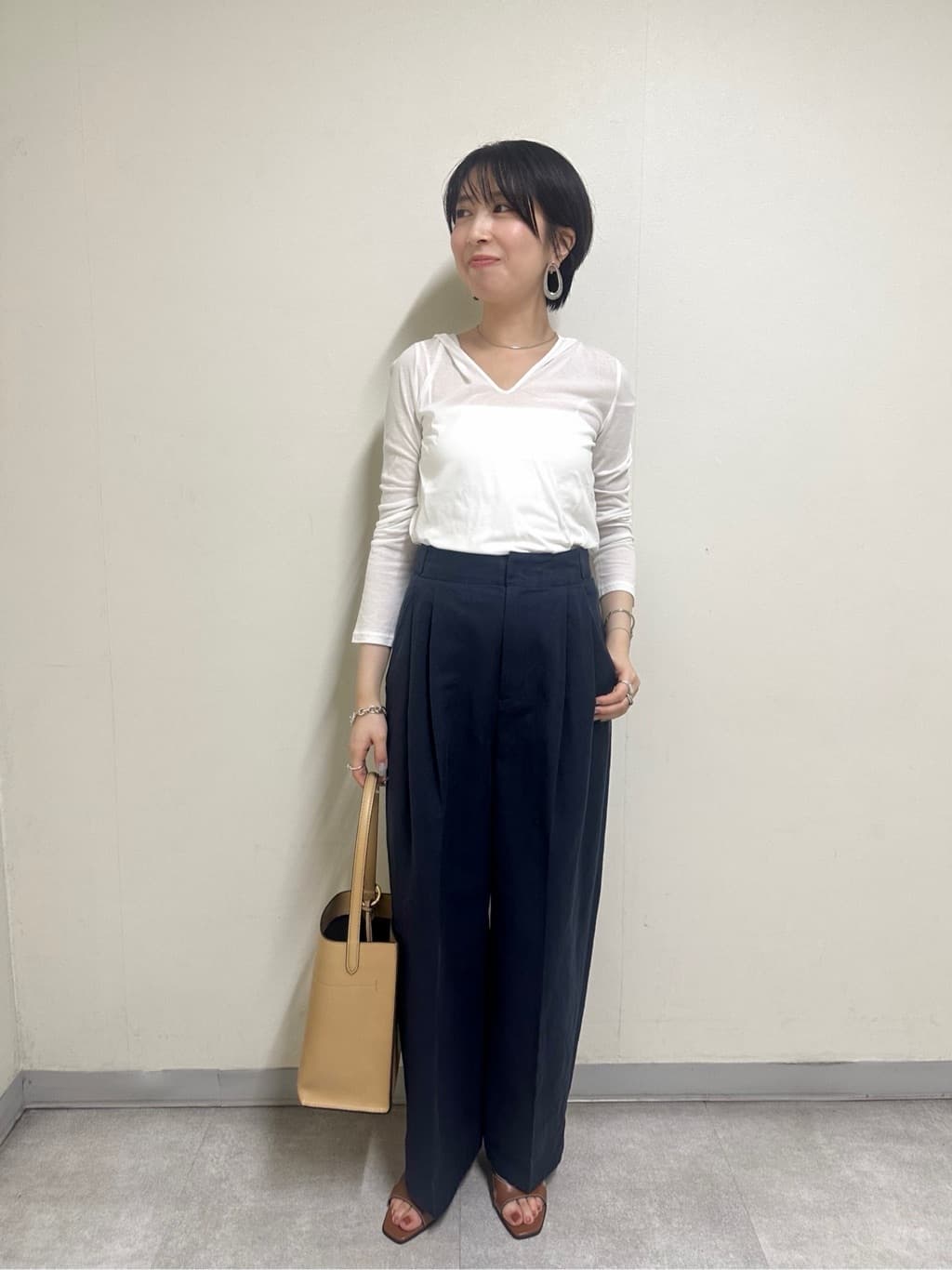 ＜conte＞コットン シアー フーデッドカットソー UNITED ARROWS｜<conte>コットン シアー フーデッドカットソー