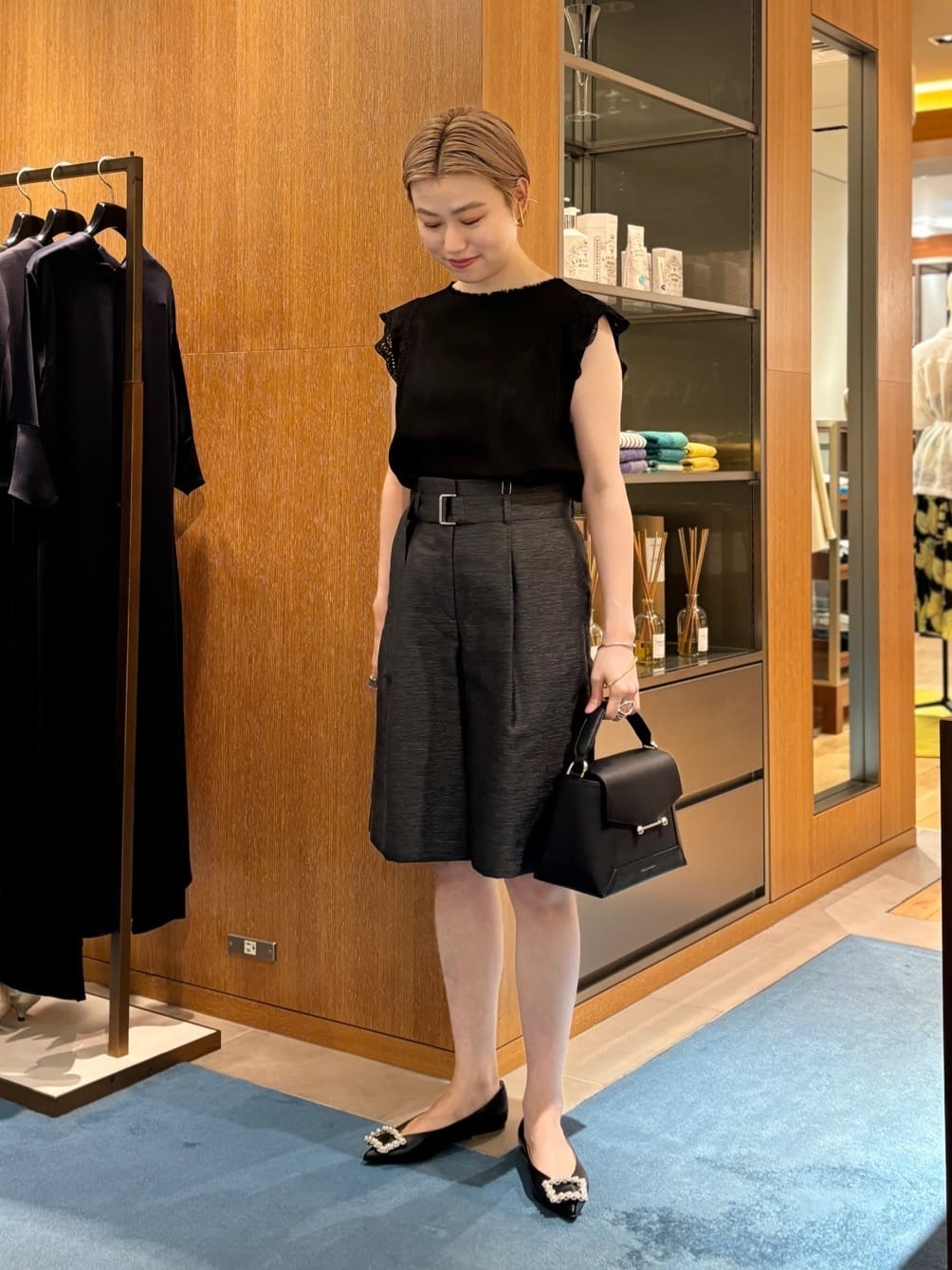 TOMORROWLAND | グロッシースラブ バミューダパンツ | Rakuten Fashion