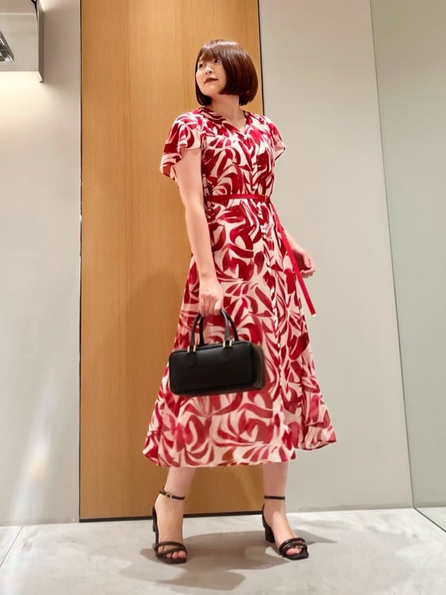 ANAYIアナイ プリーツ ロングワンピース シフォン フレア AラインM ANAYI | アートリーフシフォンロング ワンピース | Rakuten Fashion