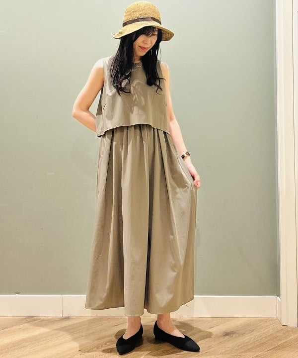 BEAMS HEARTのペーパー リボン ハットを使ったコーディネートを紹介します。｜Rakuten Fashion(楽天ファッション／旧楽天ブランドアベニュー)6076963