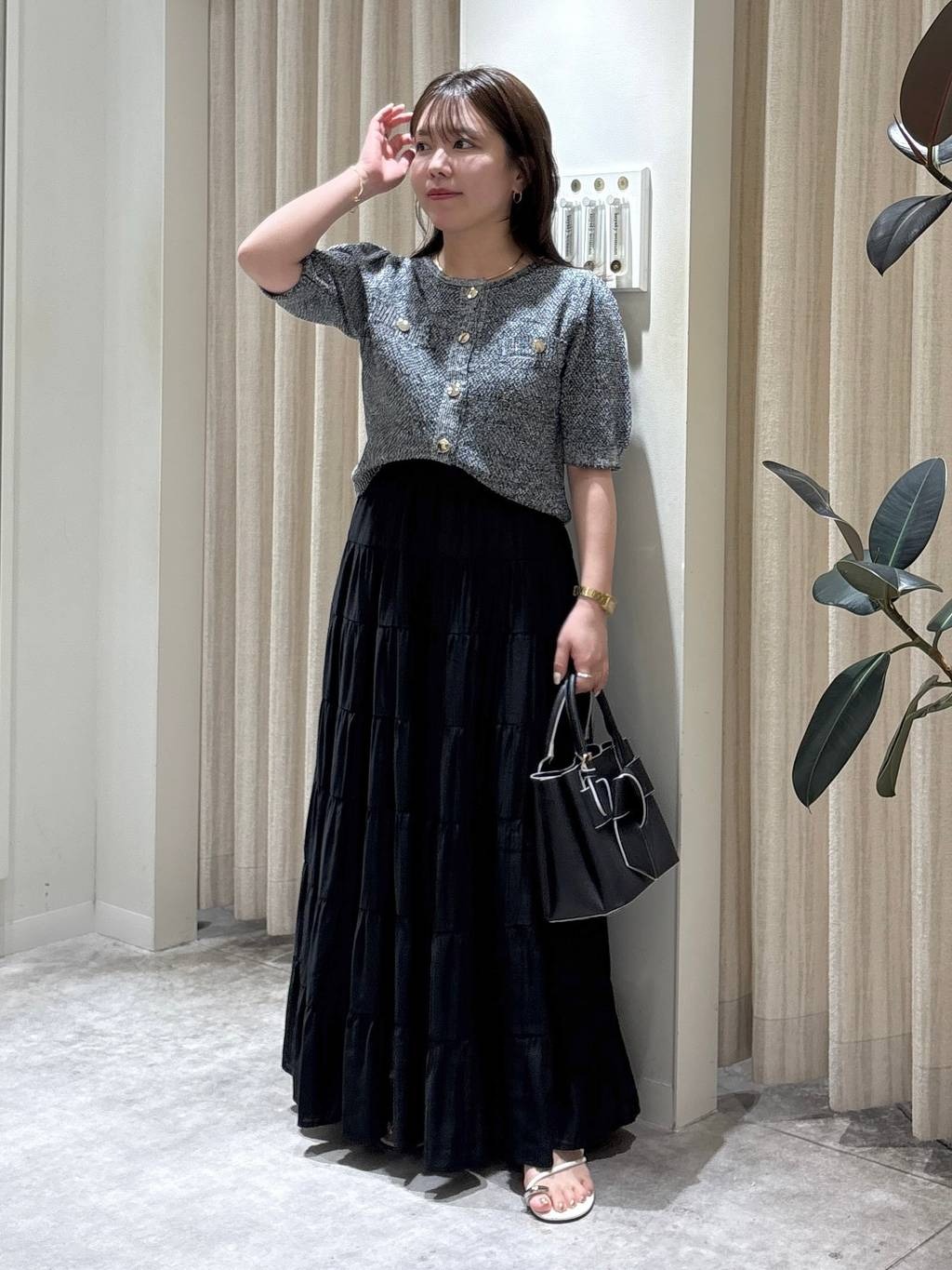 mysty womanのサマーツイードライクカーディガンSSを使ったコーディネートを紹介します。｜Rakuten Fashion(楽天ファッション／旧楽天ブランドアベニュー)6078151