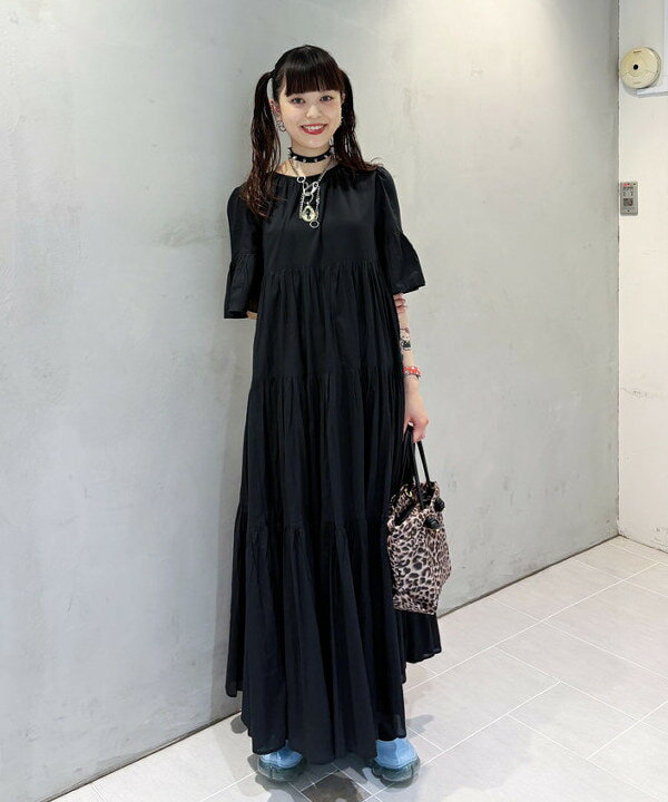 Demi-Luxe BEAMS | MARIHA / 春のすずらんのワンピース ソリッド