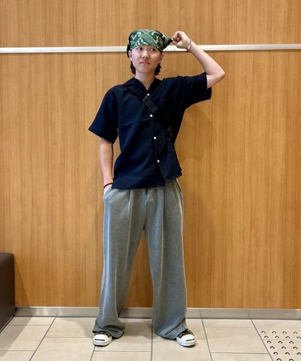 BEAMS HEARTのポリエステル 杢素材 コンビ ミニ メッセンジャーバッグを使ったコーディネートを紹介します。｜Rakuten Fashion(楽天ファッション／旧楽天ブランドアベニュー)6080523