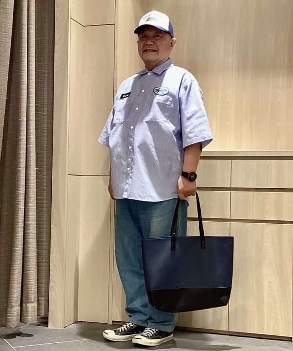 BEAMS HEARTのGMS ストライプ オックス ワークシャツを使ったコーディネートを紹介します。｜Rakuten Fashion(楽天ファッション／旧楽天ブランドアベニュー)6081313