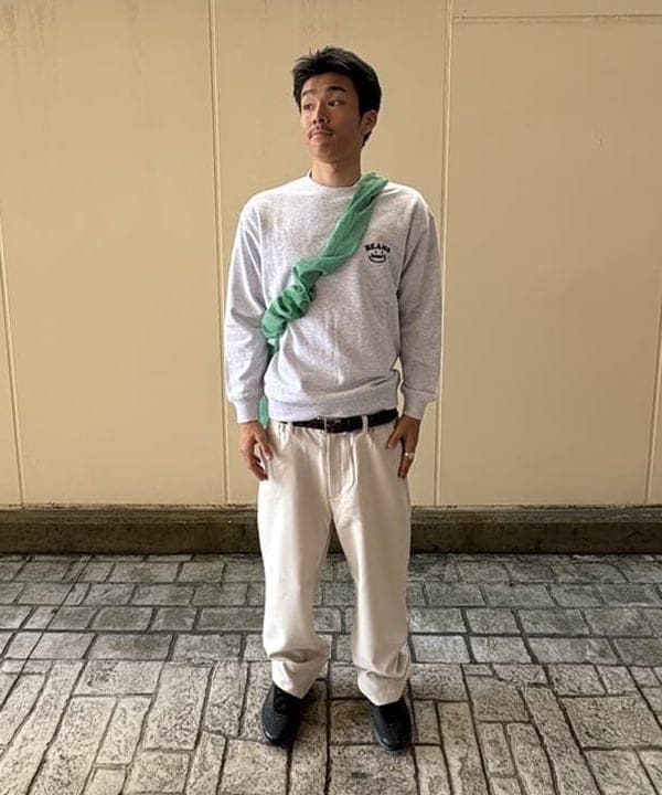 BEAMS HEARTのスマイルロゴ クルー スウェットを使ったコーディネートを紹介します。｜Rakuten Fashion(楽天ファッション／旧楽天ブランドアベニュー)6081414