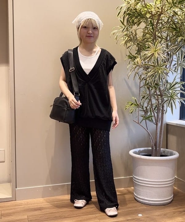 BEAMS HEARTのチュール レイヤード ベストを使ったコーディネートを紹介します。｜Rakuten Fashion(楽天ファッション／旧楽天ブランドアベニュー)6081467