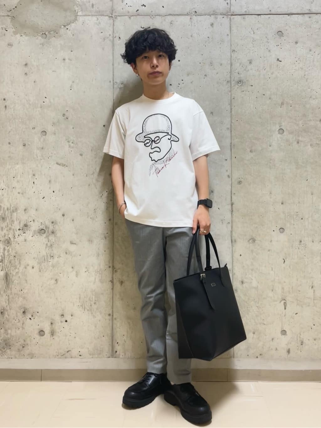TAKEO KIKUCHIの【Sサイズ~】フェイスロープ刺繍 天竺Tシャツを使ったコーディネートを紹介します。｜Rakuten Fashion(楽天ファッション／旧楽天ブランドアベニュー)6085190