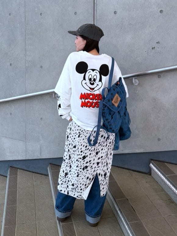 Vintage ミッキー ROOFTOP ROMANCE デニムジャケット L RODEO CROWNS WIDE BOWL | (ミッキー&ミニー)デニムジャケット