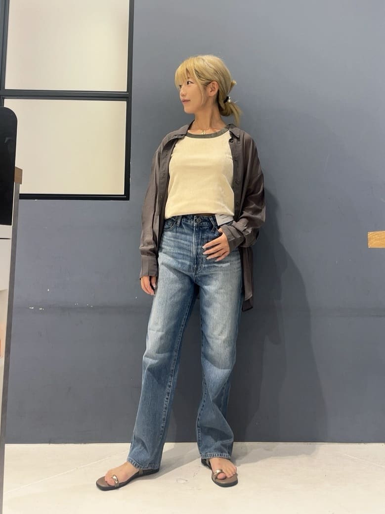 AMERICAN HOLICの配色ベロアタンクトップを使ったコーディネートを紹介します。｜Rakuten Fashion(楽天ファッション／旧楽天ブランドアベニュー)6086776