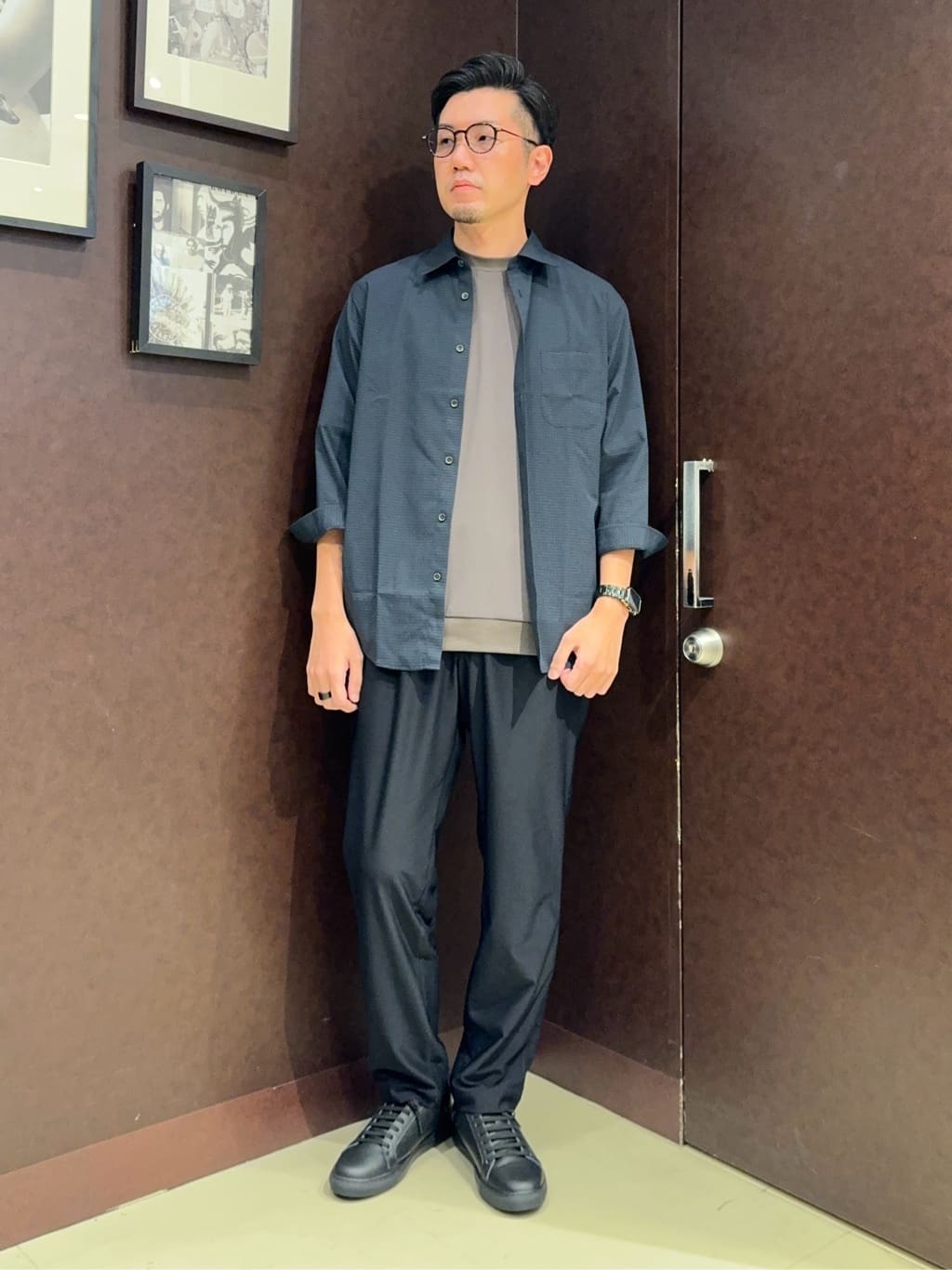 TAKEO KIKUCHIの【COOL CITY WEAR】DotAir(R)サッカー シャツを使ったコーディネートを紹介します。｜Rakuten Fashion(楽天ファッション／旧楽天ブランドアベニュー)6087582