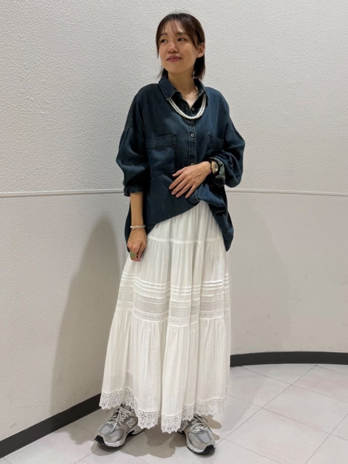DOUX ARCHIVES | レースティアードスカート | Rakuten Fashion(楽天