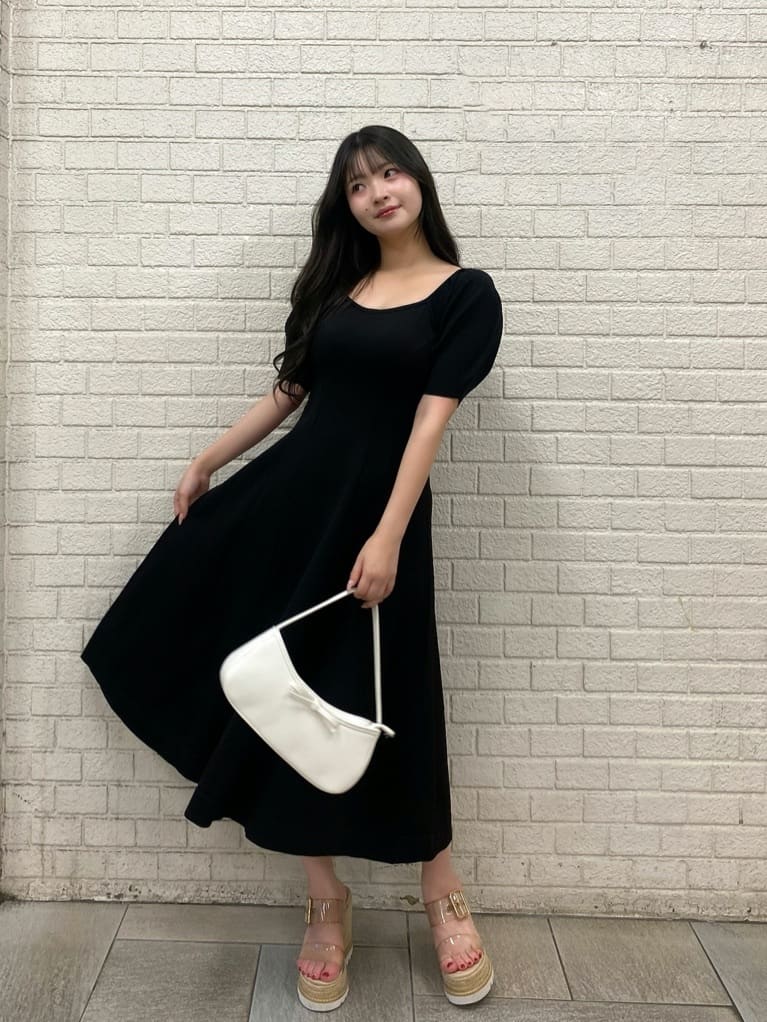 ROYAL PARTY | バックリボンボレロ風ニットフレアワンピース | Rakuten