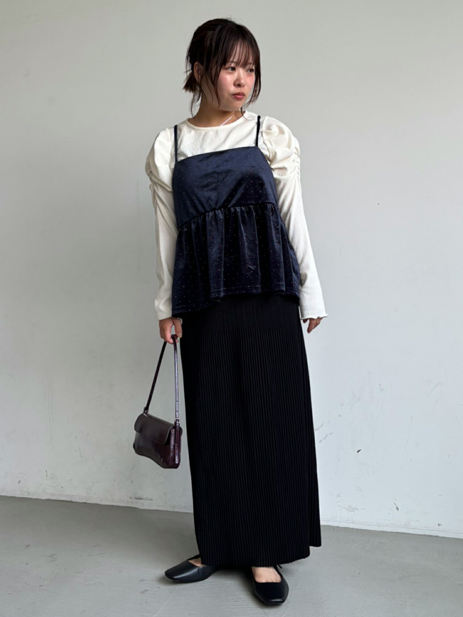 coca | ランダムリブロングIラインスカート | Rakuten Fashion(楽天