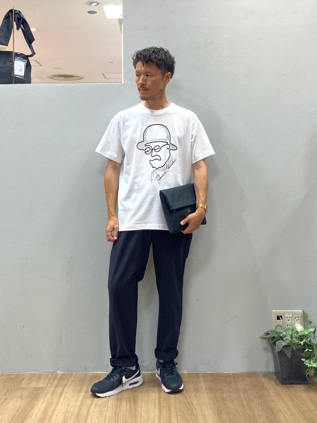 TAKEO KIKUCHIの【Sサイズ~】フェイスロープ刺繍 天竺Tシャツを使ったコーディネートを紹介します。｜Rakuten Fashion(楽天ファッション／旧楽天ブランドアベニュー)6095824