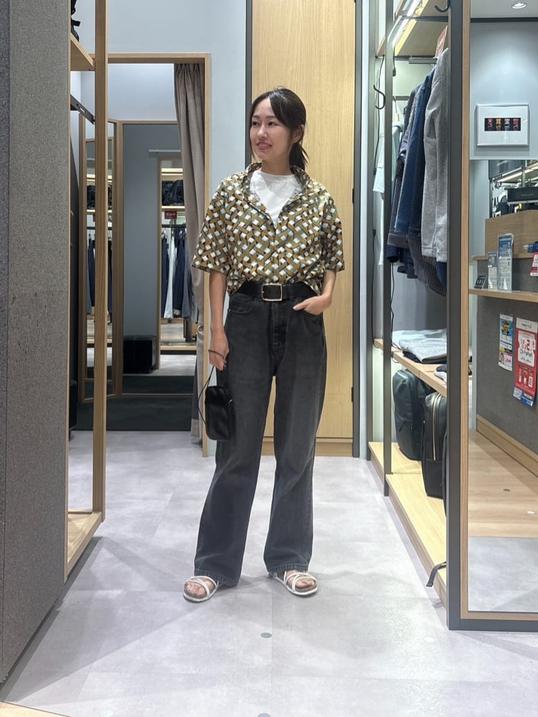 TAKEO KIKUCHIの【COOL CITY WEAR】籠目アート柄 サッカーシャツ /通気性を使ったコーディネートを紹介します。｜Rakuten Fashion(楽天ファッション／旧楽天ブランドアベニュー)6096283