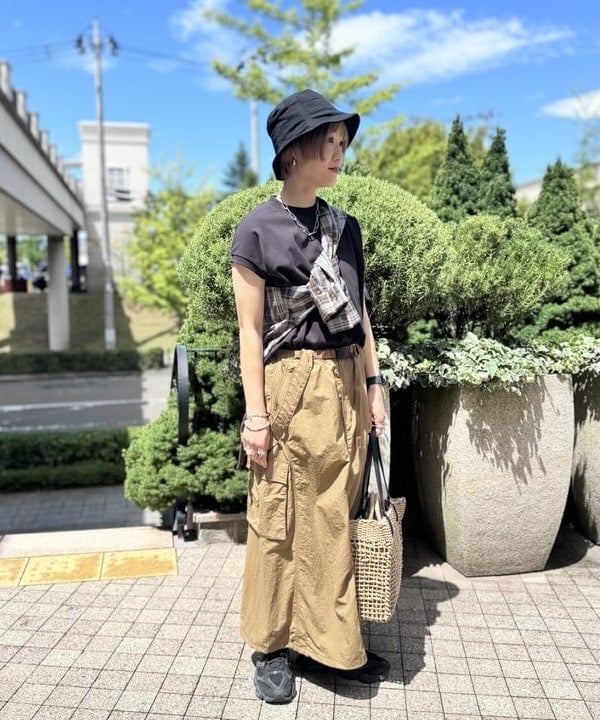 B:MING LIFE STORE by BEAMSの細ボウタイ チェック シャツを使ったコーディネートを紹介します。｜Rakuten Fashion(楽天ファッション／旧楽天ブランドアベニュー)6097078