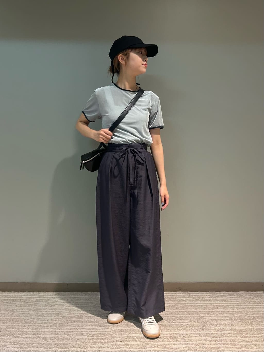BEAUTY&YOUTH UNITED ARROWSのツイル リボンベルト ワイドパンツ