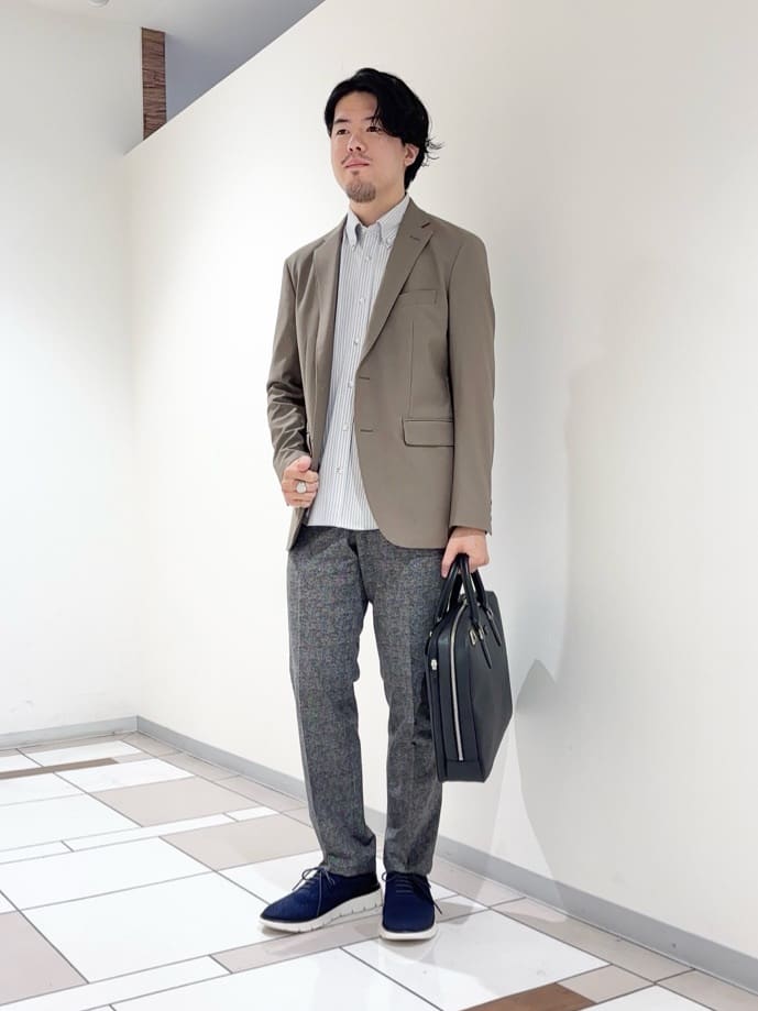 TAKEO KIKUCHIの【360°ストレッチ/セットアップ対応】None Of Stress ジャケットを使ったコーディネートを紹介します。｜Rakuten Fashion(楽天ファッション／旧楽天ブランドアベニュー)6102995