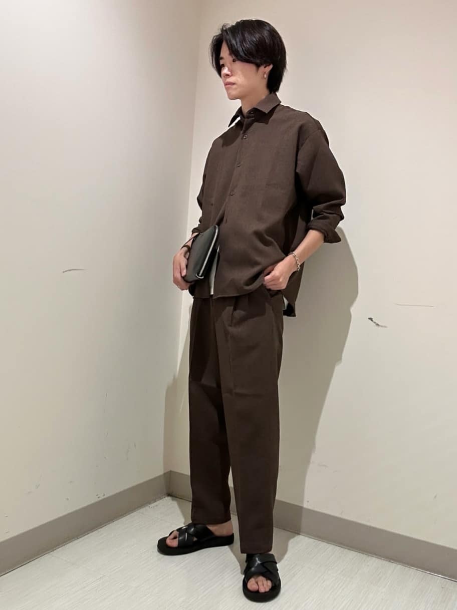 tk.TAKEO KIKUCHIのテッククレープシャツを使ったコーディネートを紹介します。｜Rakuten Fashion(楽天ファッション／旧楽天ブランドアベニュー)6107724