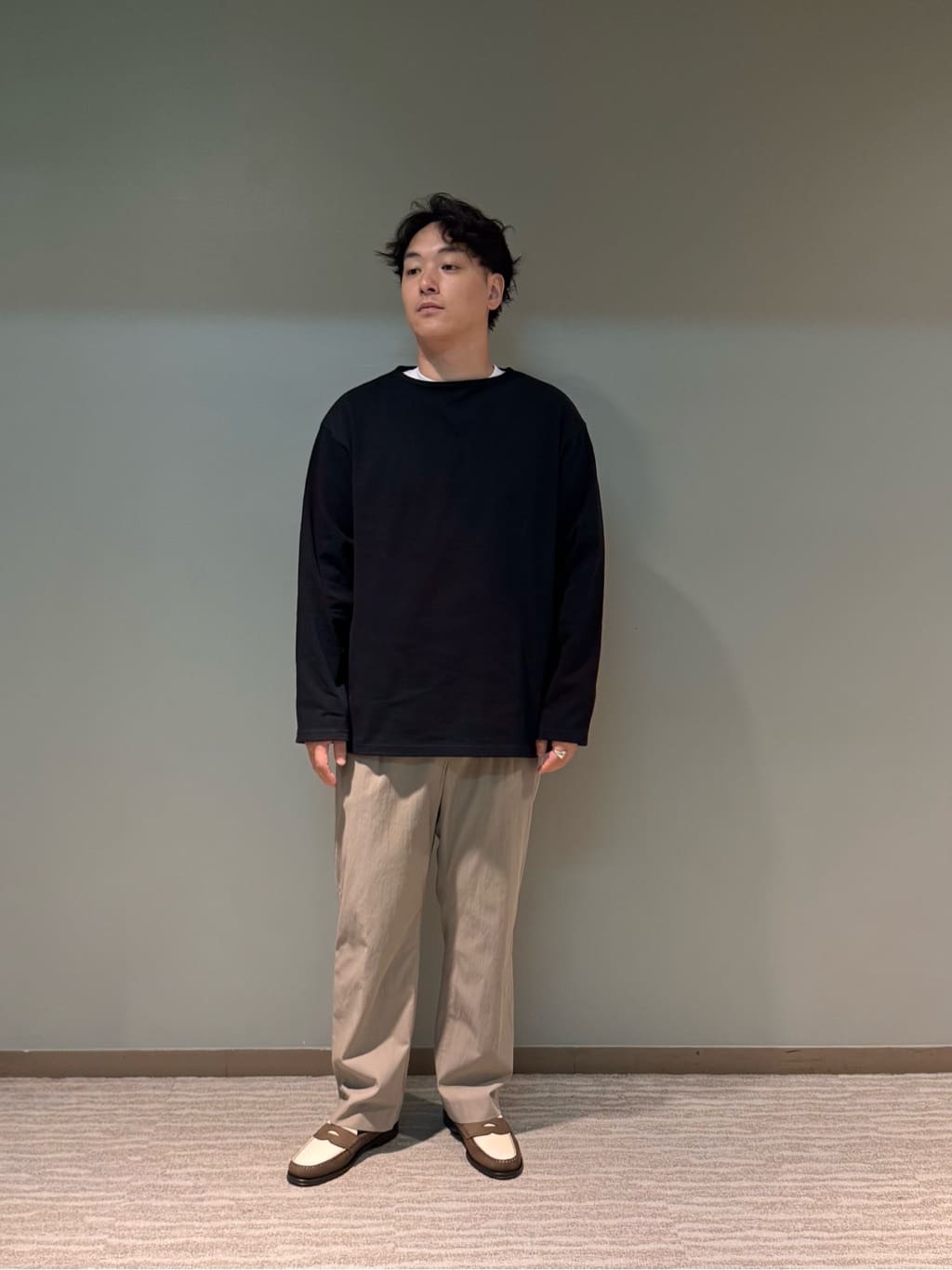 UNITED ARROWSの吊り編み天竺 バスクシャツ 「SLOW & 」を使った